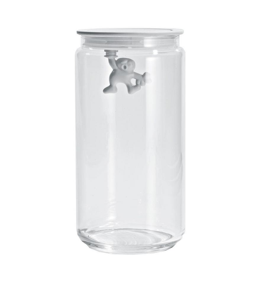 Alessi Gianni. Кухонный контейнер, цвет: белый, 1400 мл