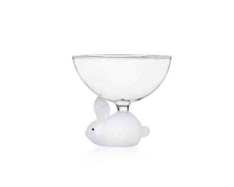 Ichendorf Animal farm. Чаша с белым кроликом 10x11 см