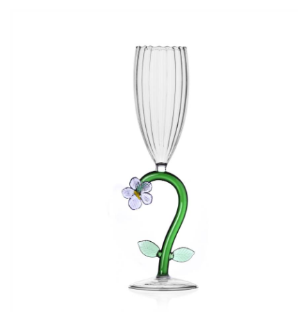 Ichendorf Botanica. Флейта с сиреневым цветком 24x7 см