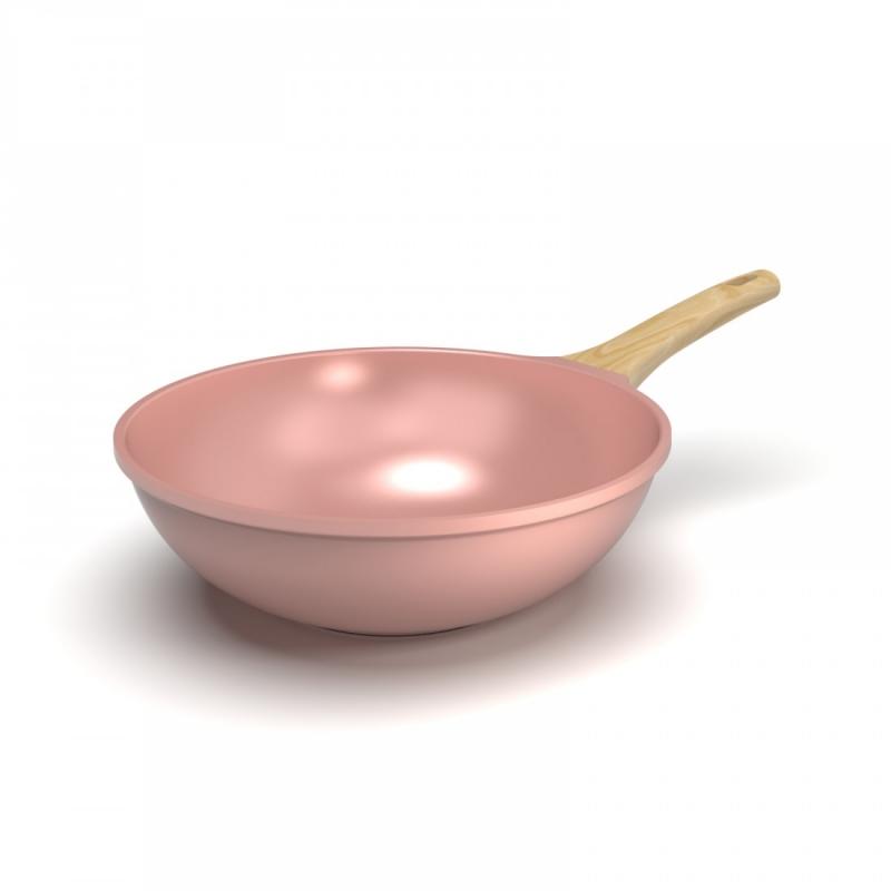 Cookut Marshmallow. Сковорода WOK 28 см