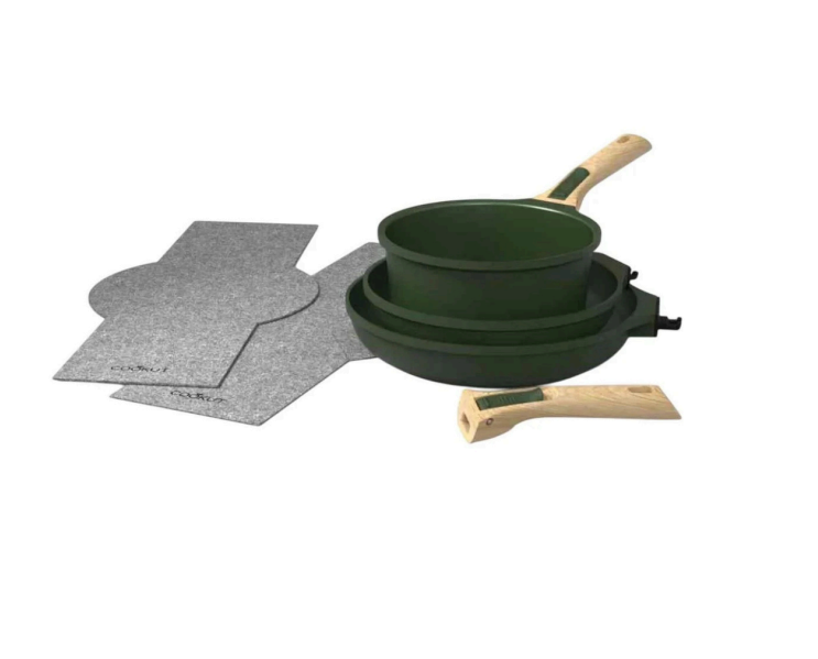 Cookut FERN. Набор сковородок и сотейников для запекания, 7 предметов