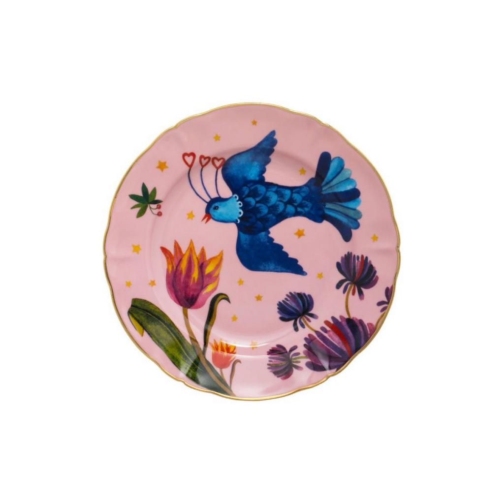 Bitossi Home Fabula Profumo. Тарелка десертная 'LITTLE BIRD' 20,5 см