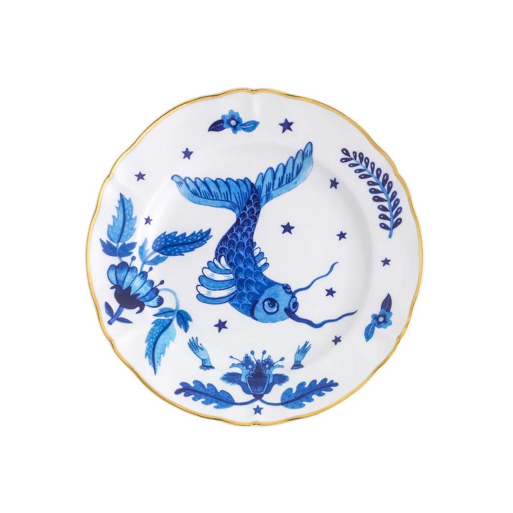 Bitossi Home Fabula Marino. Тарелка десертная 'BLUE FLOWER' 20,5 см