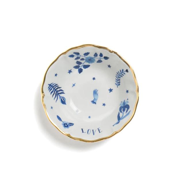 Bitossi Home Fabula Marino. Чаша 'BLUE FLORAL' 15,5 см