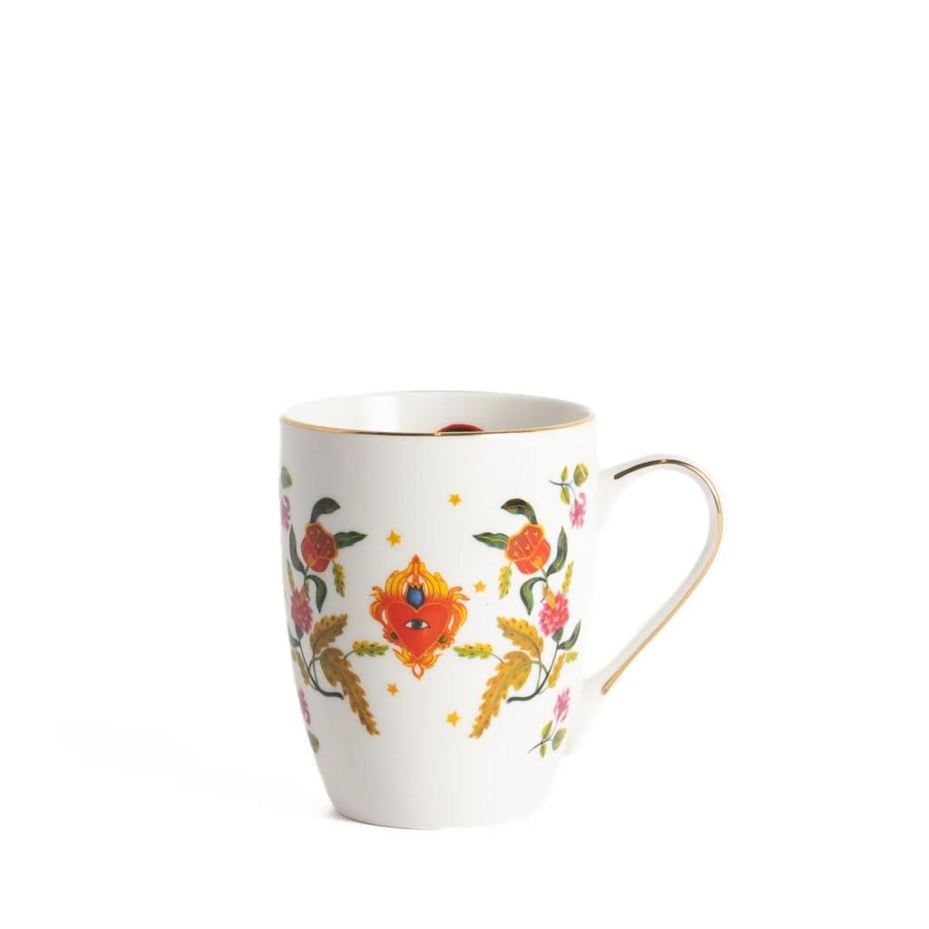 Bitossi Home Fabula Profumo. Кружка 'ORANGE FLOWER' 9,6 см