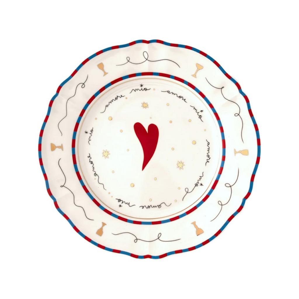 Bitossi Home Il Frutto Della Passione. Тарелка обеденная 'HEART' 26,5 см