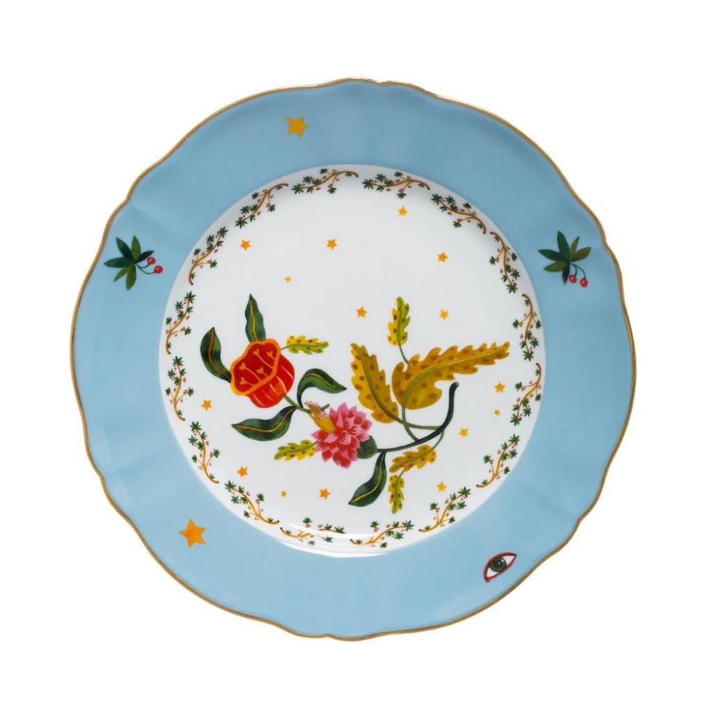 Bitossi Home Fabula Profumo. Тарелка обеденная 'FLORAL' 26,5 см