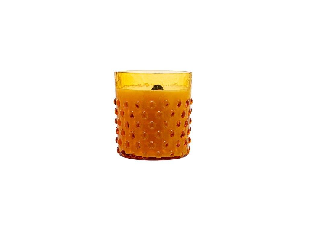 Anna Von Lipa Hobnail. Свеча, цвет: янтарный, с медом и сандалом, 200 гр