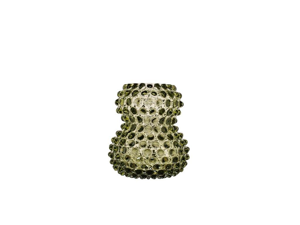 Anna Von Lipa Hobnail Blonde. Ваза, цвет: olivegreen, 13 см