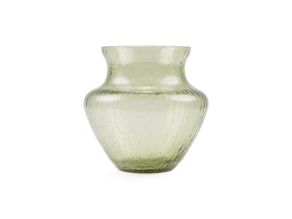 Anna Von Lipa Frosty Dahlia. Ваза: цвет: оливково-зеленый, 33 см