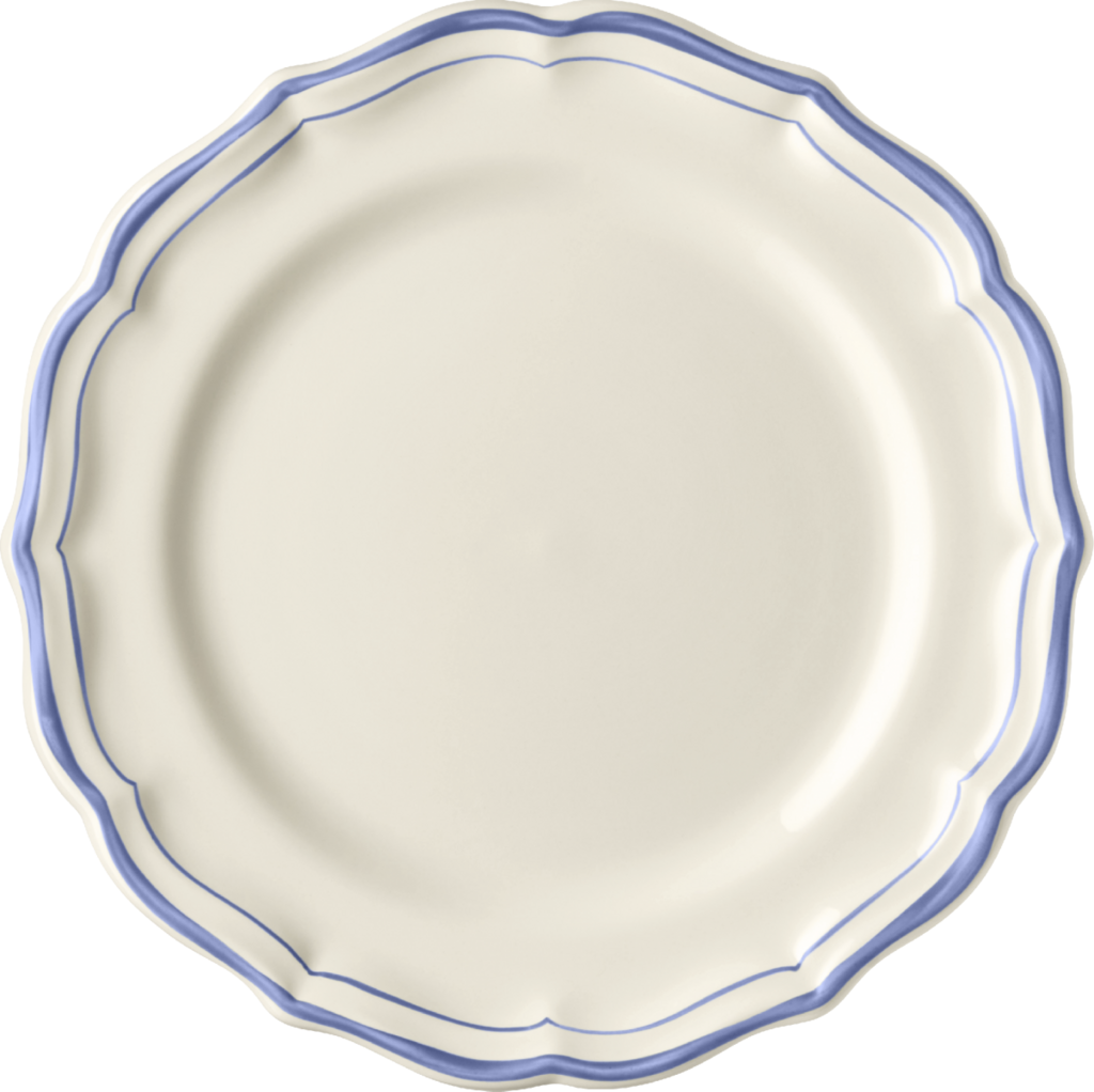 Gien FILET BLEU. Десертная тарелка 23,2 см