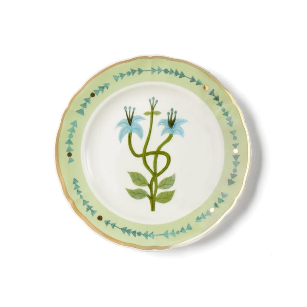 Bitossi Home Botanica. Тарелка десертная 'BOTANICA GREEN' 20,5 см