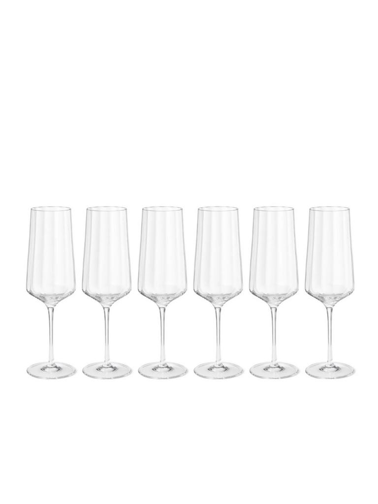Georg Jensen Bernadotte. Набор: 6 бокалов для шампанского 270 мл