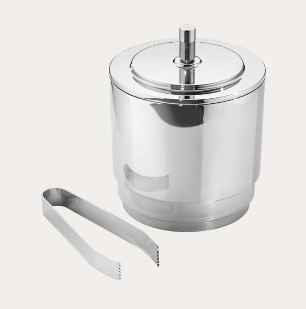 Georg Jensen Manhattan. Ведерко для льда со щипцами