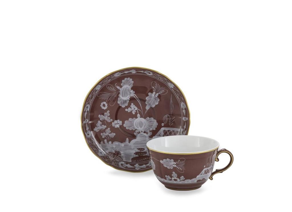 Ginori 1735 Oriente Italiano. Чашка чайная 'CASTAGNA' 220 мл
