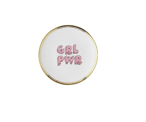 Bitossi Home La Tavola Scomposta. Тарелка пирожковая 'Grl Pwr' 17 см