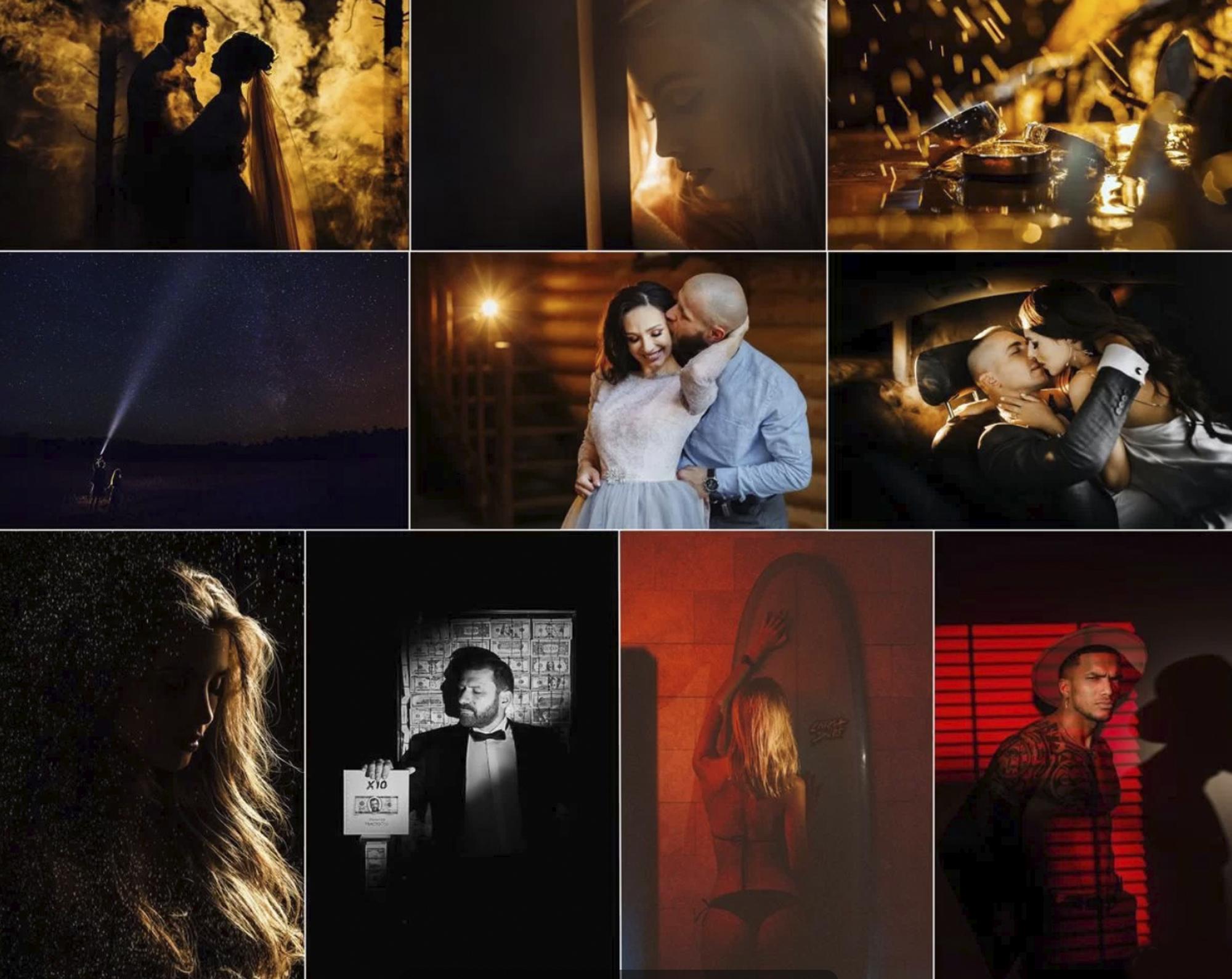 Mirror stencil masks for light