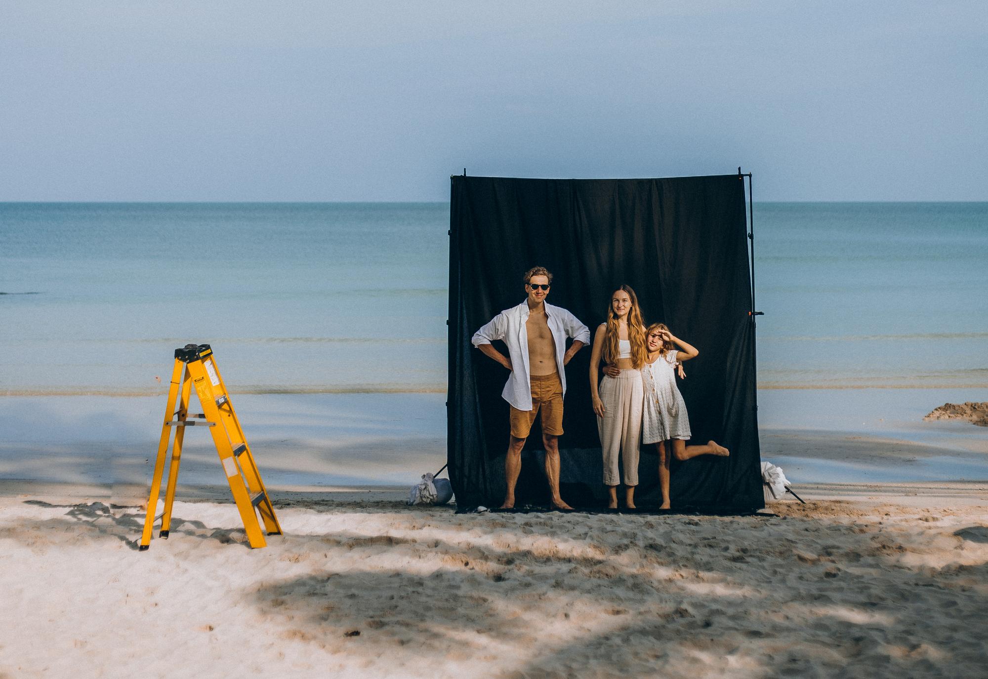 External Photo Background on stands