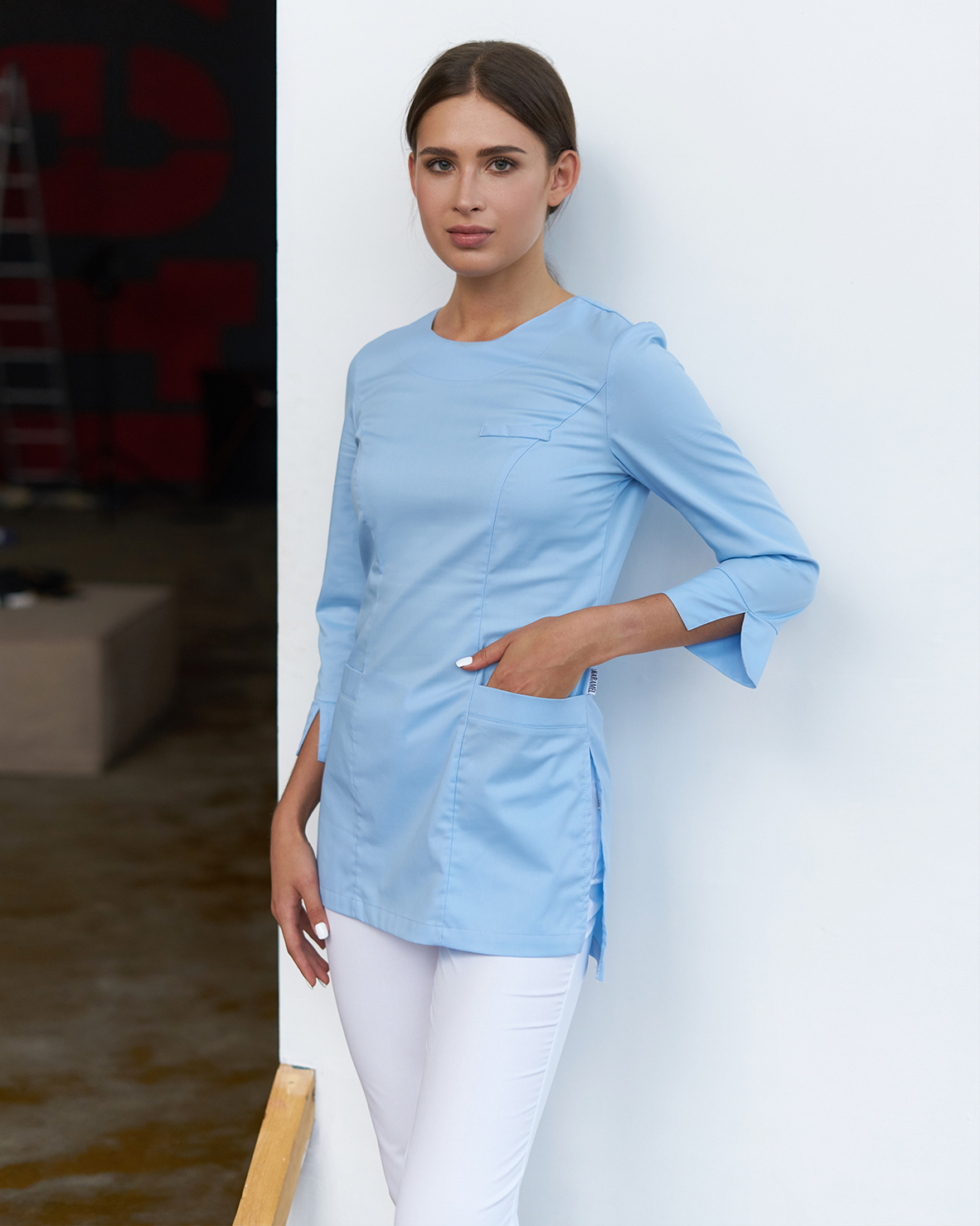 Туника небесно-голубая KL 207