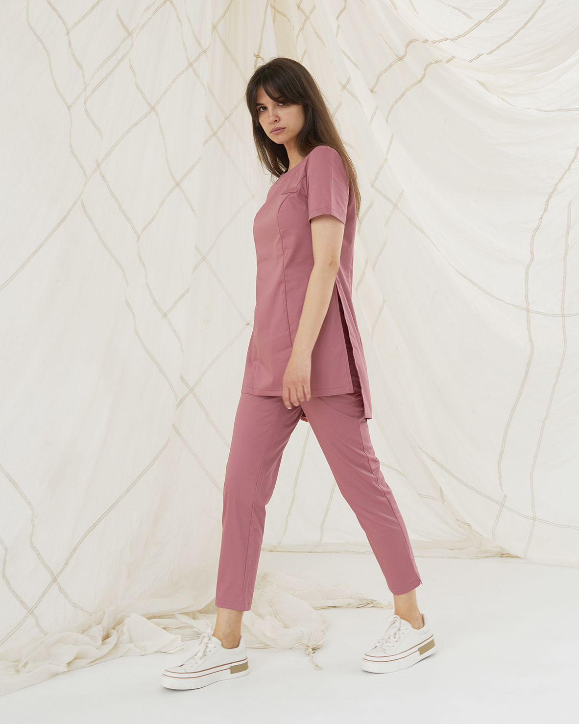 Брюки пыльно-розовые KL 302