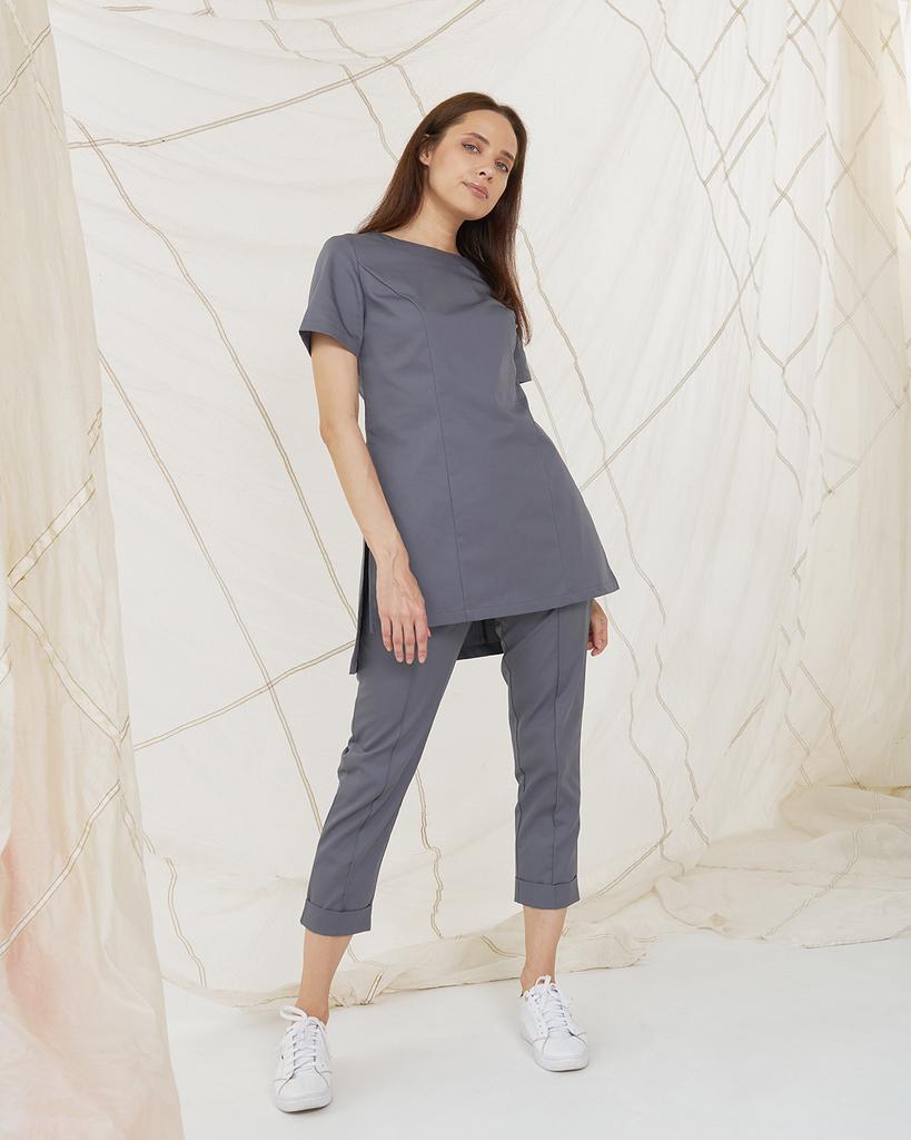 Брюки со стрелками графит KL 304