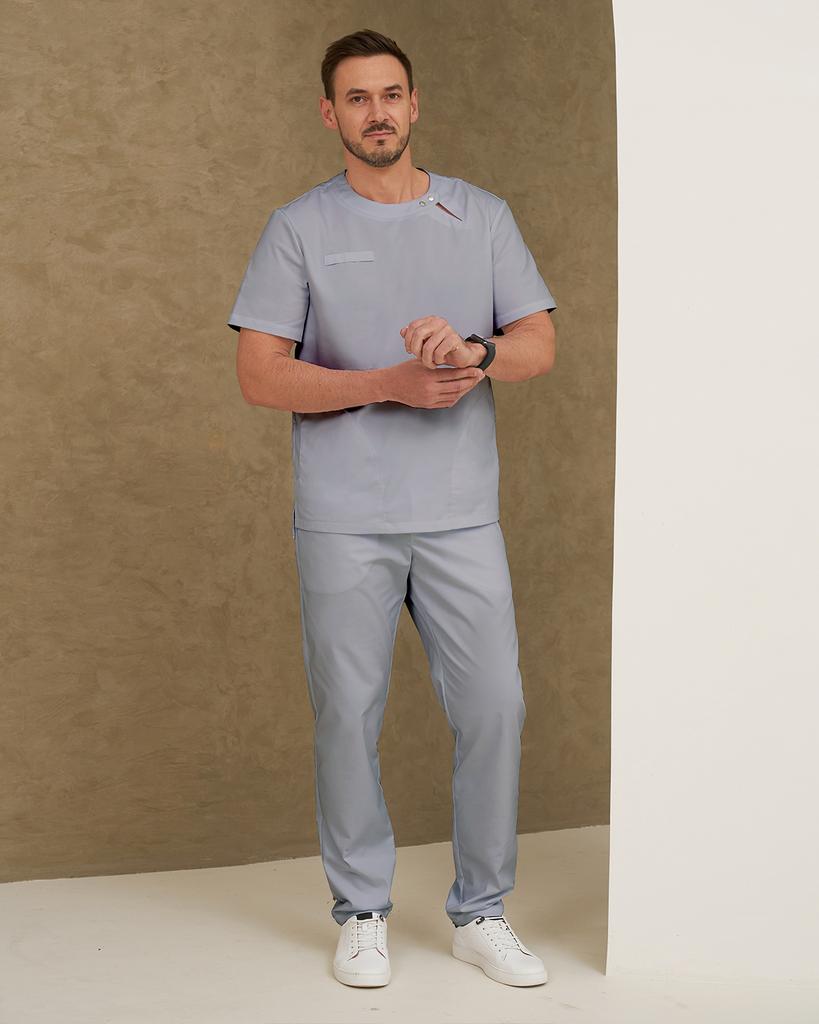 Брюки жемчужно-серые KM 301