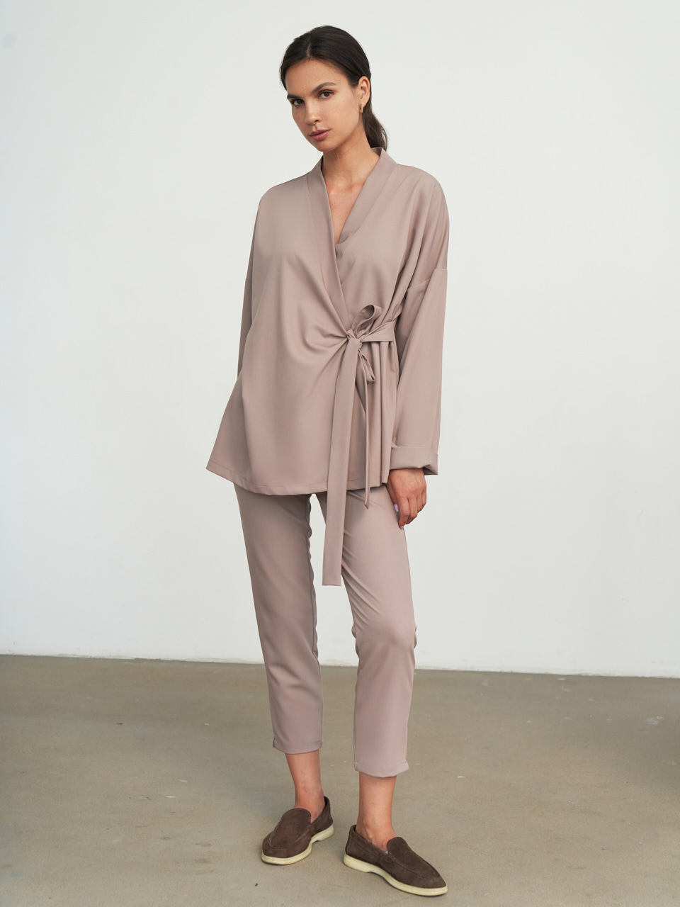 Брюки укороченные мокко KL 302