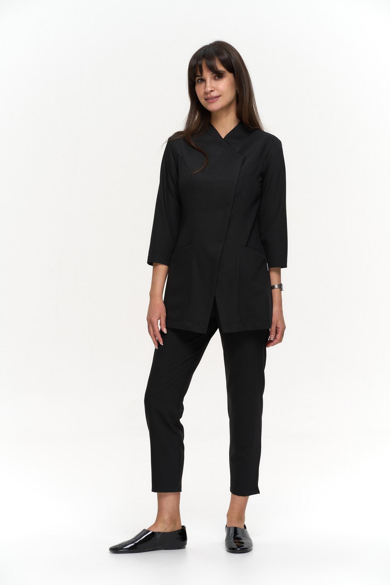 Брюки укороченные черные KL 302