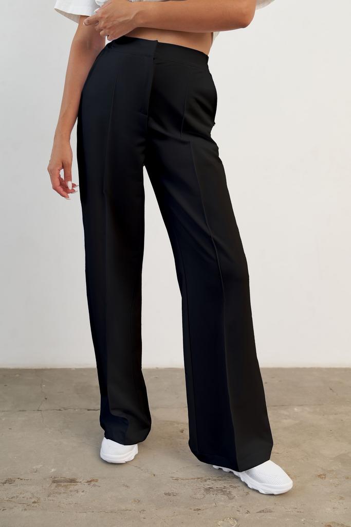 Классические брюки со стрелками черные KL 309