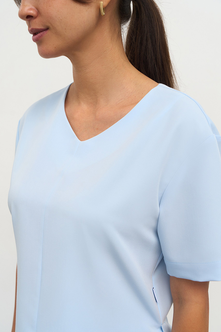 Хирургическая блуза голубая KL 215