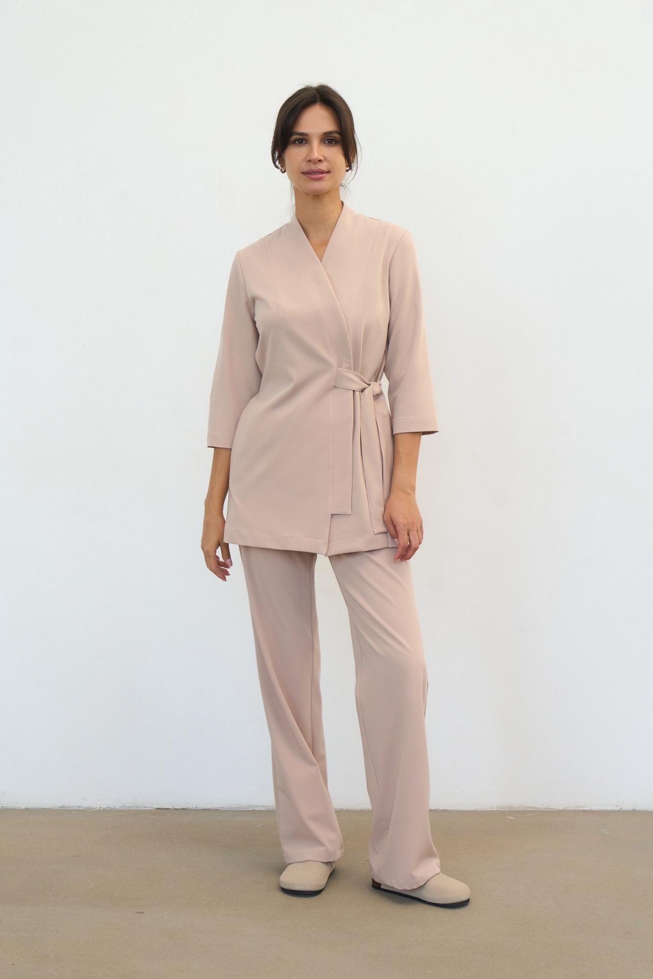 Прямые брюки на поясе сафари KL 311