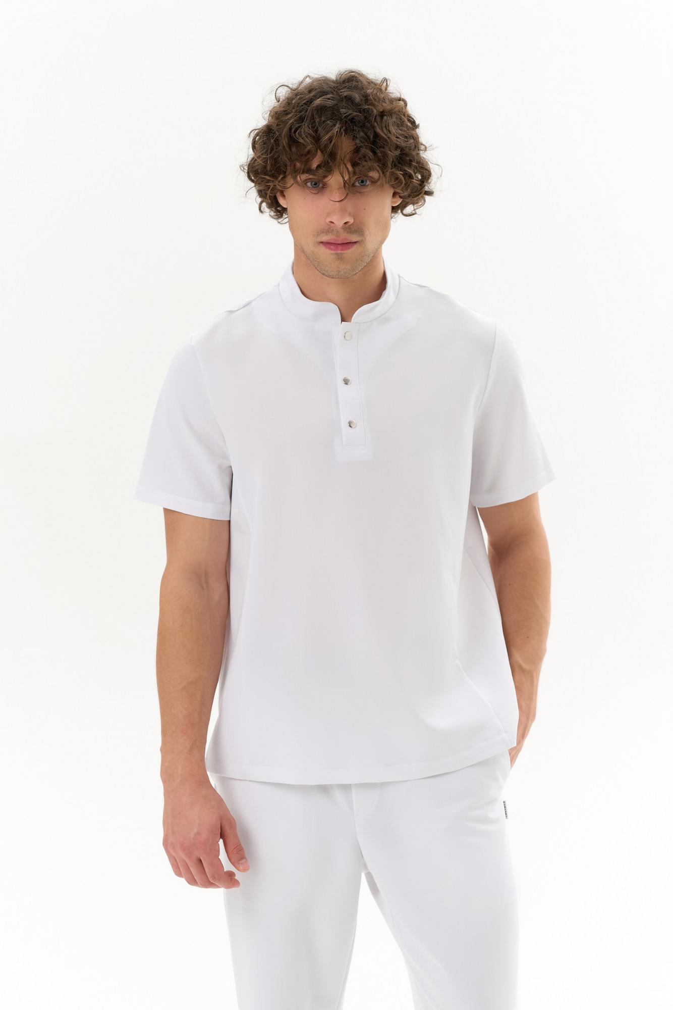 Хирургическая блуза-поло белая KM 203