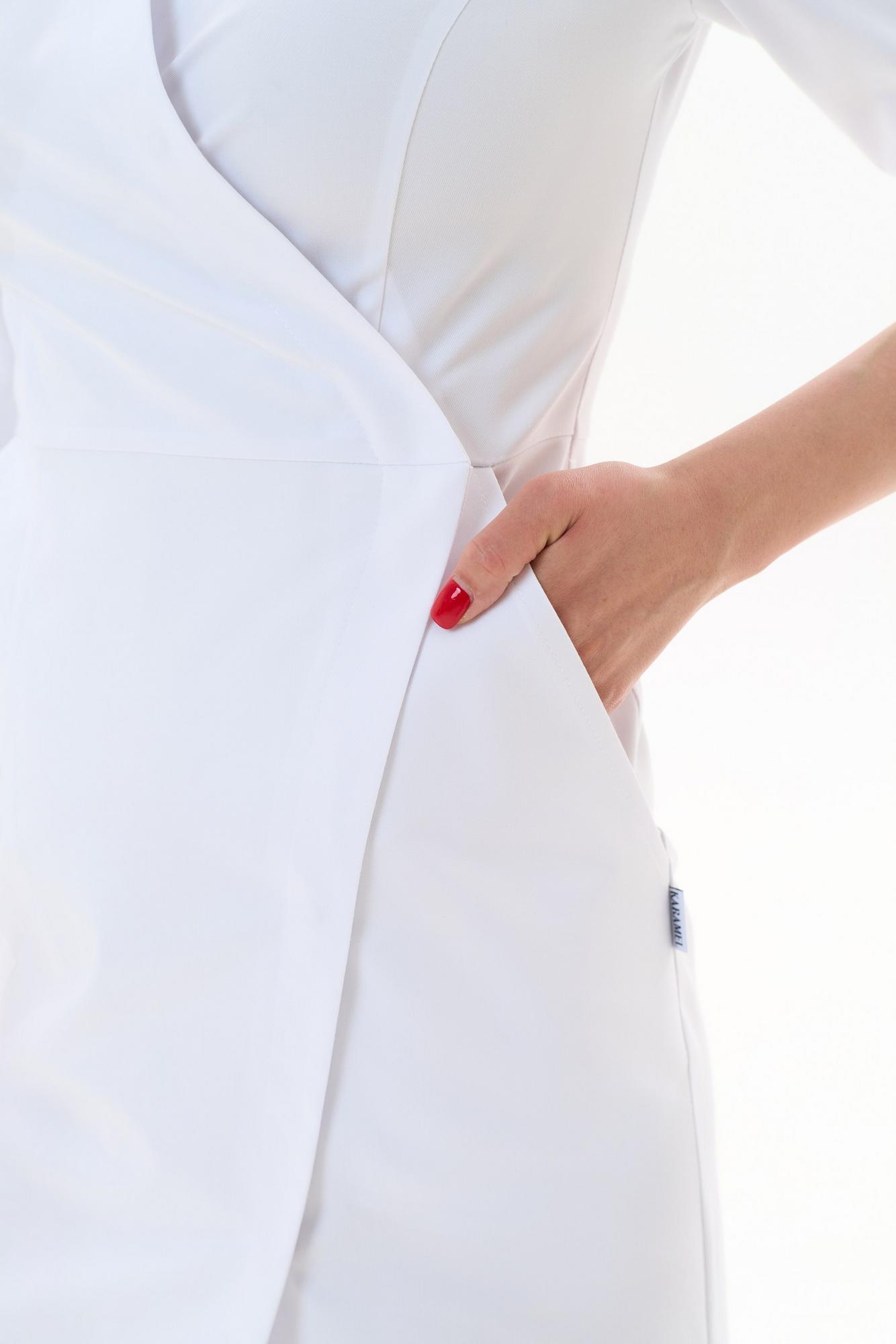 Халат-платье с рукавом 3/4 KL109