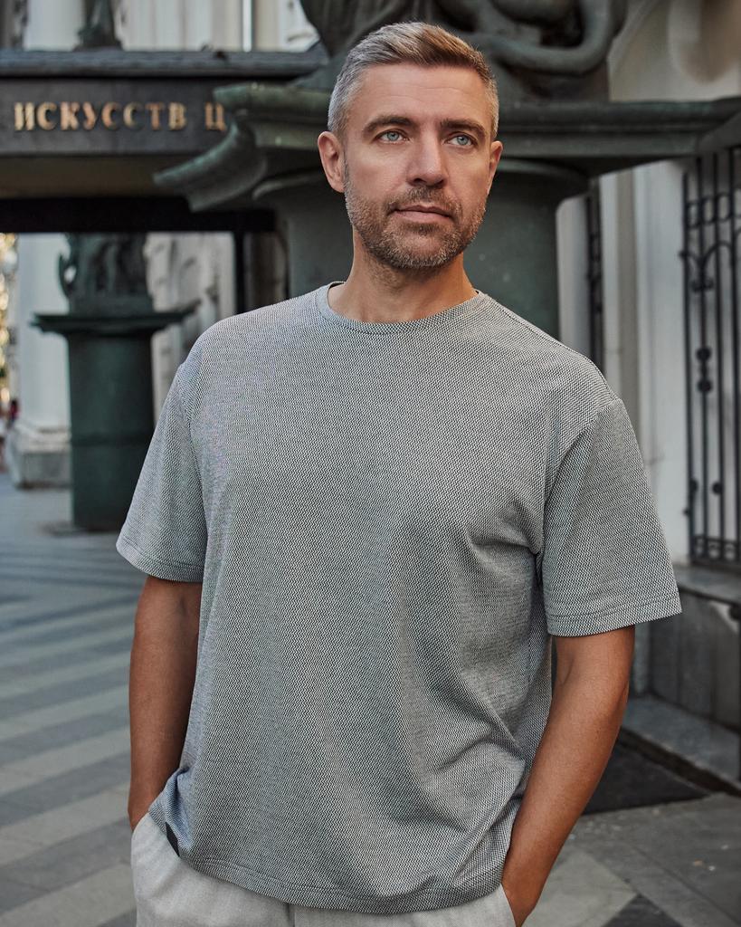Футболка, серая
