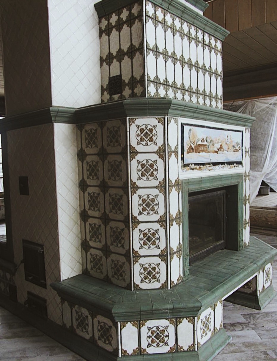 Изразцы для камина "Суздаль"