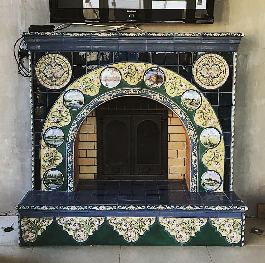 Изразцы для камина "Времена года"