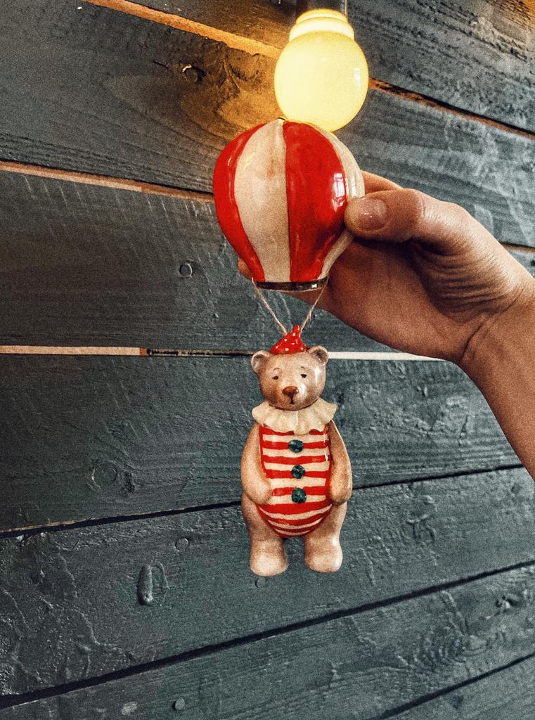 Елочная игрушка Медведь На Шаре