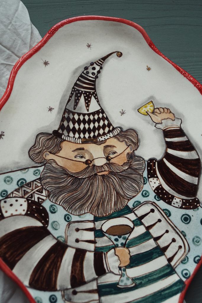 Тарелка керамическая «Волшебник»