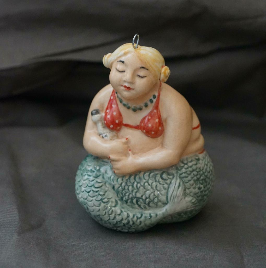 Елочная игрушка Послание в бутылке