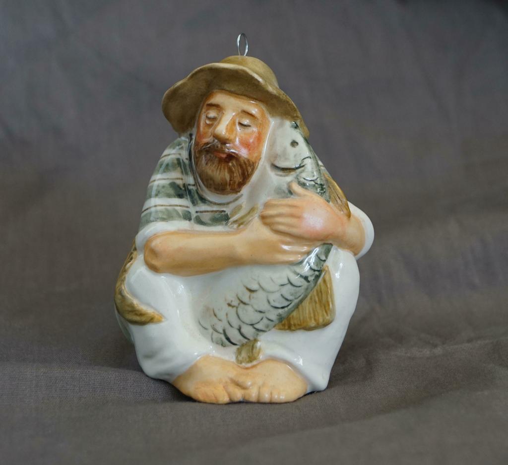 Елочная игрушка Старик и море