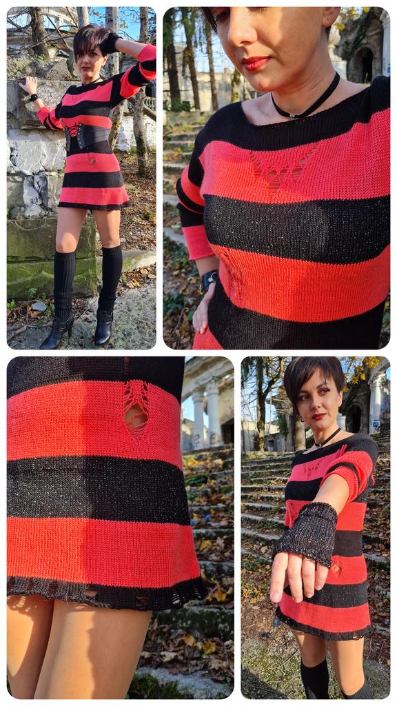 Платье "Вдарим рок"