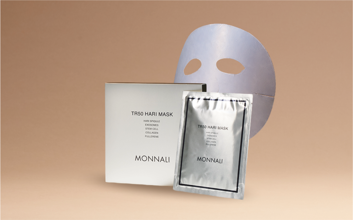 Омолаживающая маска с микроиглами и теломеразой (MONNALI TR50 hari mask), 30 мл x 4 шт.