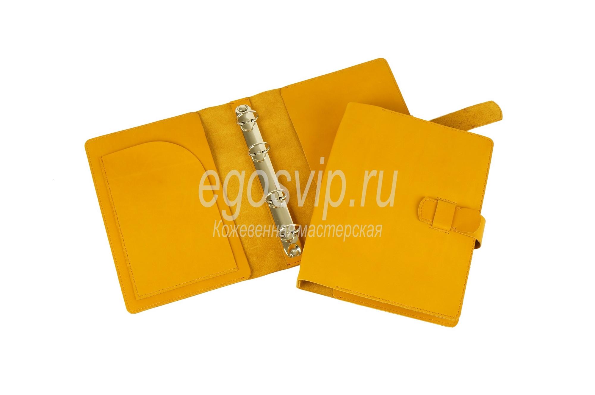 Кожаный блокнот / модель 98-01 карри