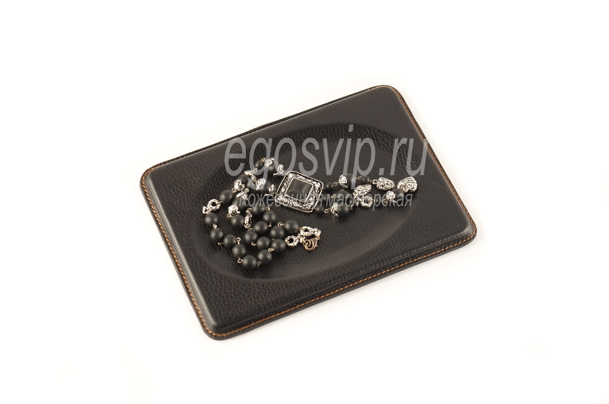 Кожаный органайзер для украшений / модель КН 23-14