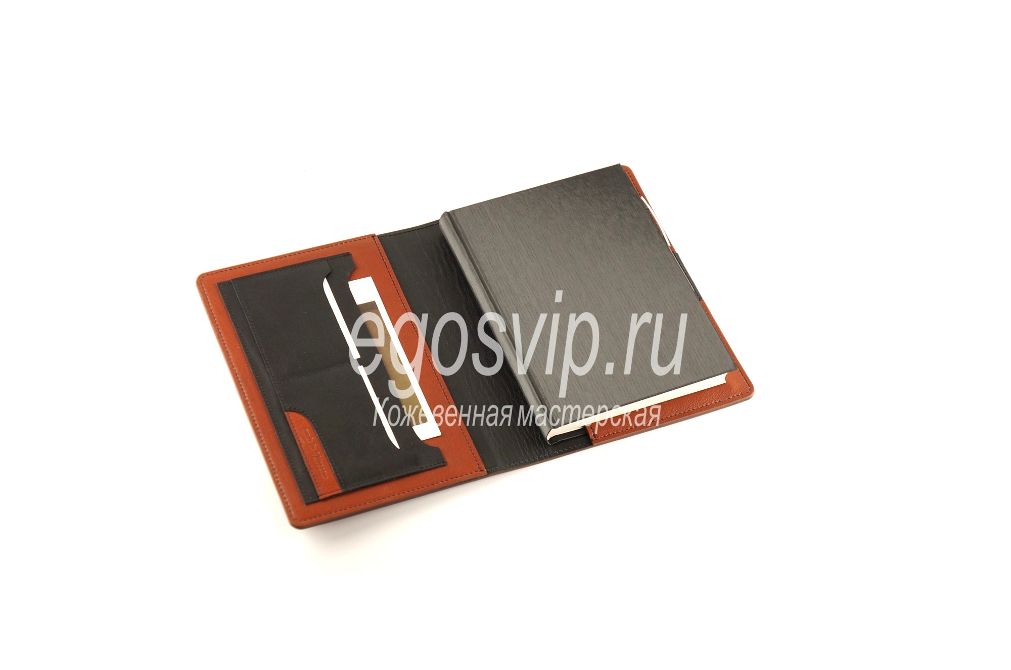 Ежедневник портфолио кожаный / бизнес органайзер / модель 98-13