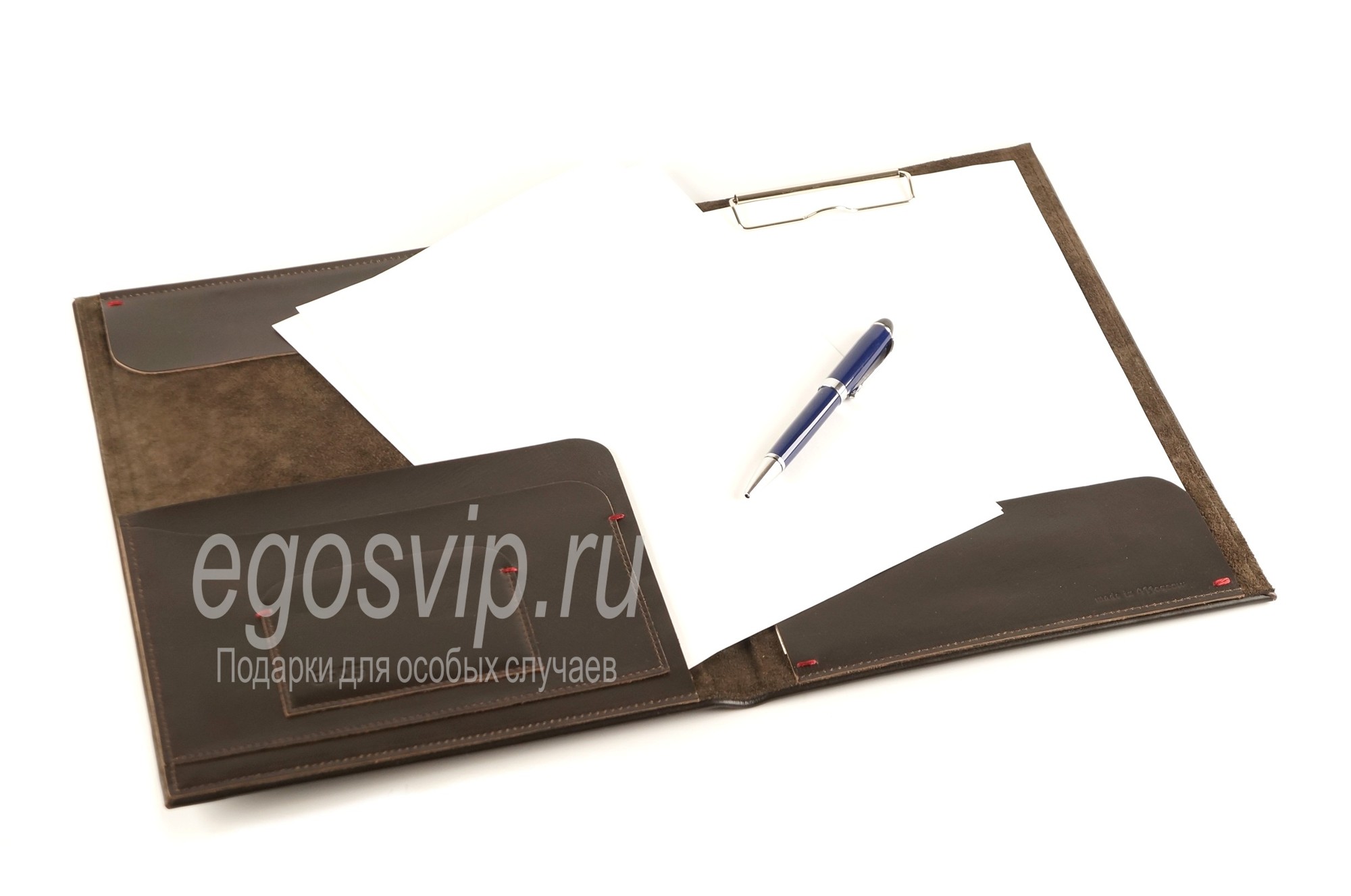 Кожаная папка для документов / конференц папка / модель 95