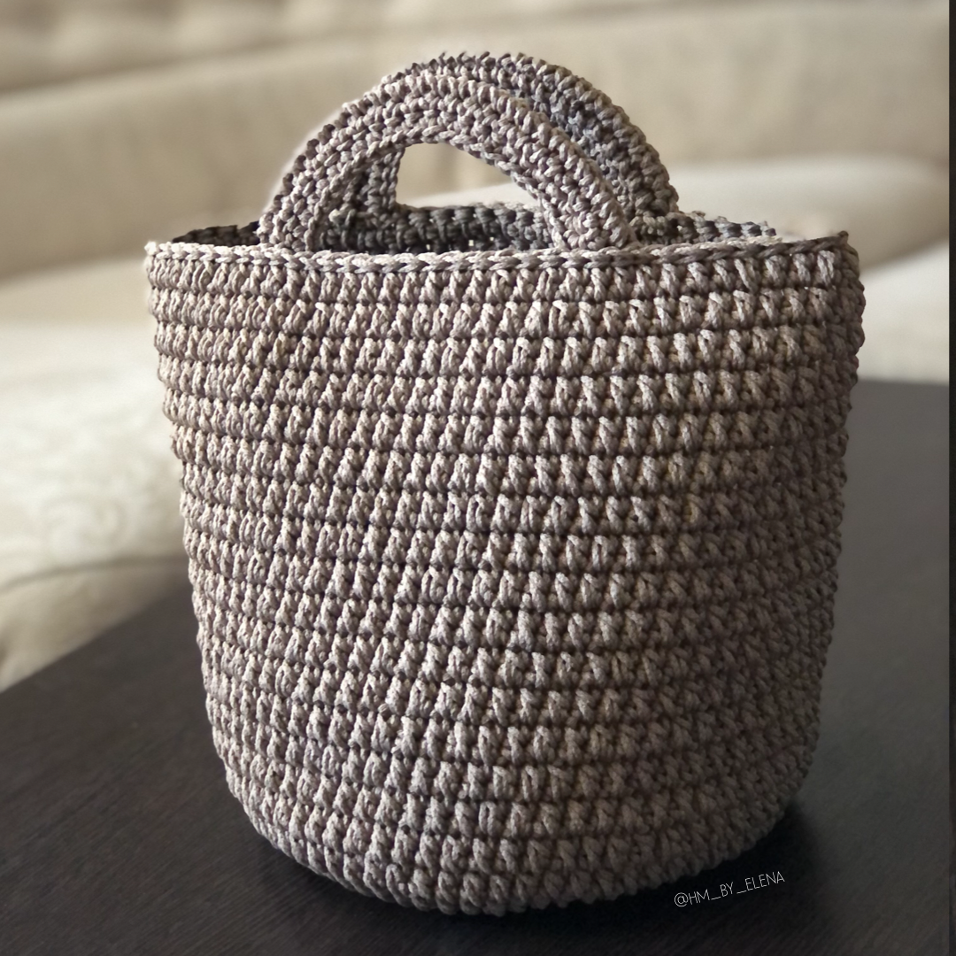 Сумка Эмма, полиэфирный шнур 2 мм. Мастер-класс.