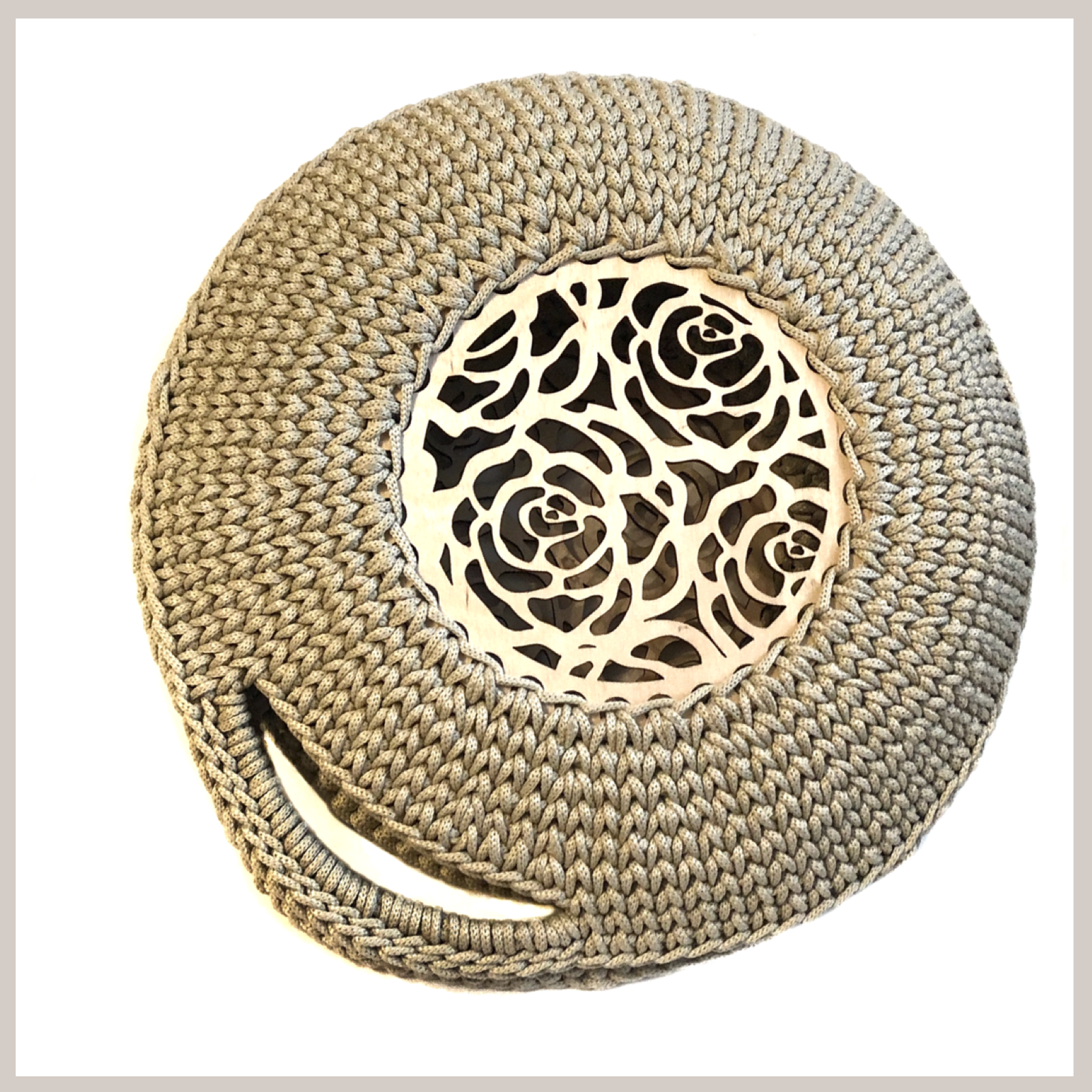 Мастер-класс "Круглая сумка с ручками"