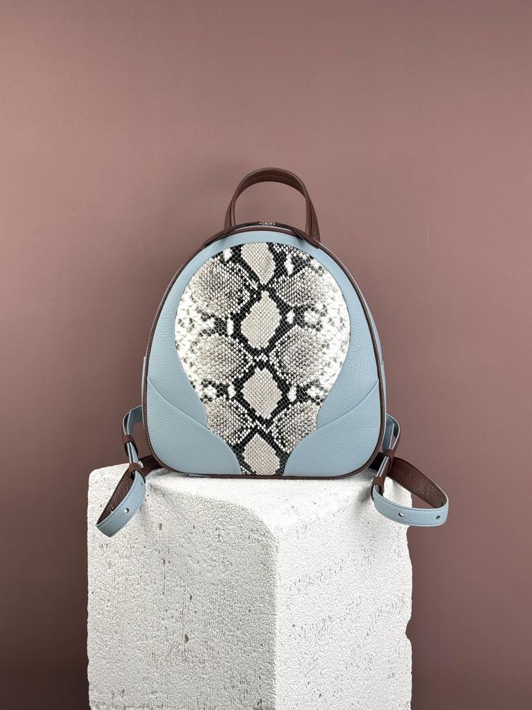 БЕЗЕ п.голубой + нутелла + питон (под заказ)