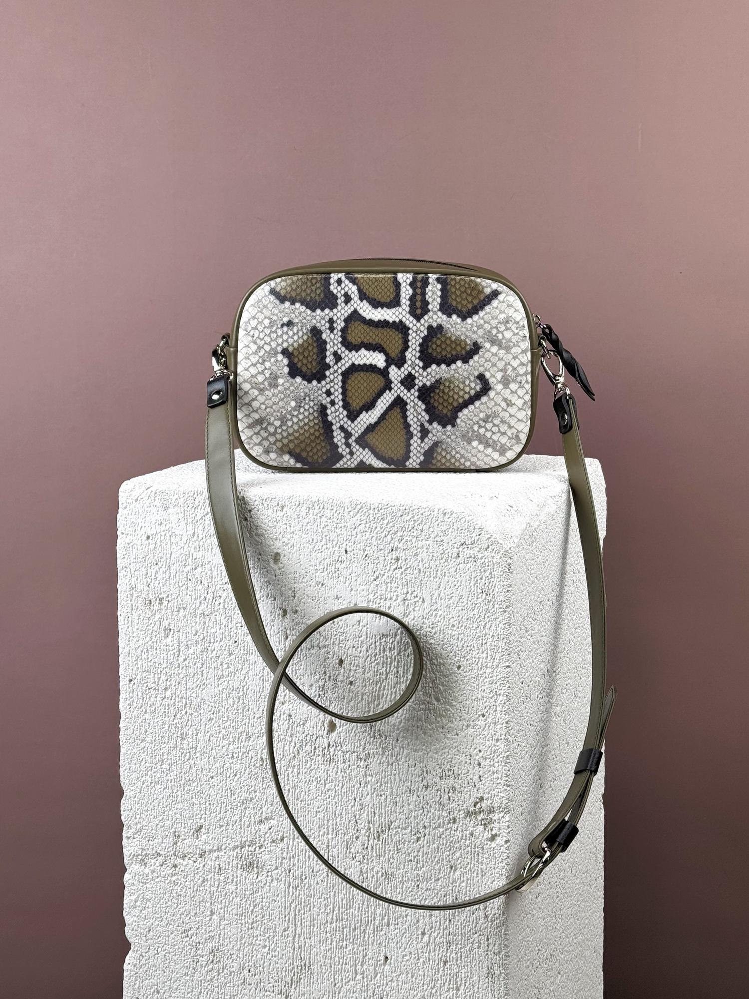 ПОЛЛИ оливка + питон + черный (под заказ)